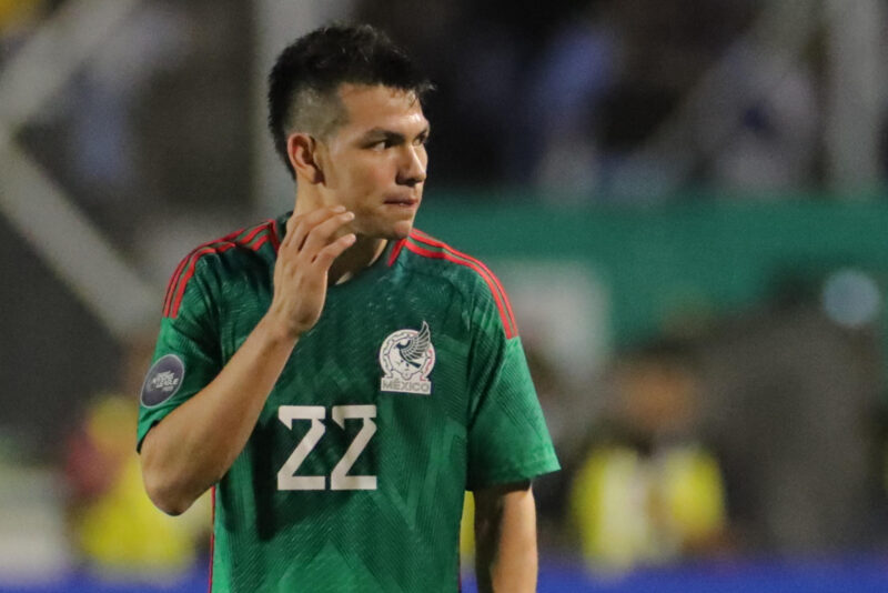 Fotografía de archivo del futbolista mexicano Hirving Lozano. EFE/ Gustavo Amador