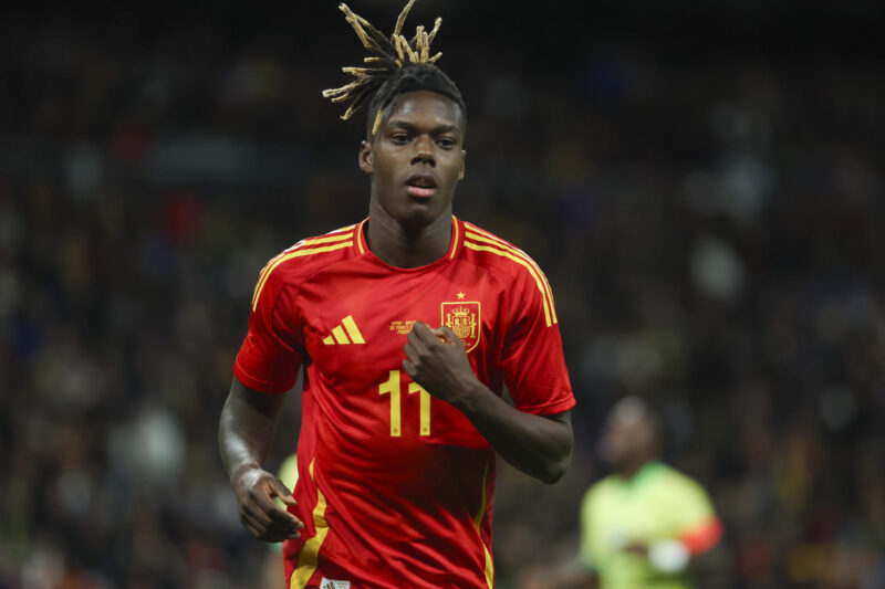 Eurocopa: Las 10 jóvenes estrellas que harán temblar los estadios Foto de archivo del jugador del Athletic Nico Williams, durante un partido de la selección. EFE/Kiko Huesca