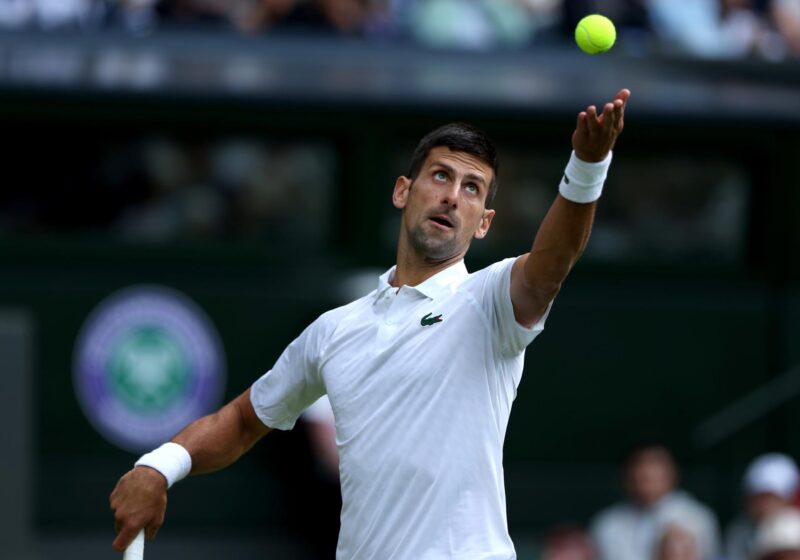 El serbio Novak Djokovic en un partido de Wimbledon, en una foto de archivo. EFE/EPA/NEIL HALL EDITORIAL USE ONLY EDITORIAL USE ONLY