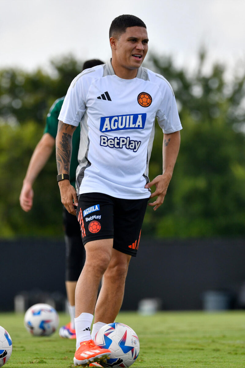 Cinco colombianos del Mundial 2014 en la final de la Copa América Fotografía cedida este viernes por la Federación Colombiana de Fútbol que muestra al jugador Juan Fernando Quintero. EFE/ Federación Colombiana de Fútbol /Solo uso editorial