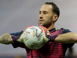 Fotografía de archivo del portero colombiano David Ospina. EFE/Joedson Alves