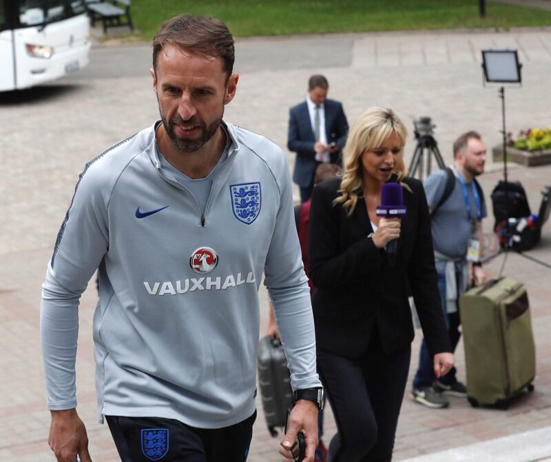 El seleccionador inglés, Gareth Southgate, ha dejado fuera de la selección a jugadores como Jack Grealish y Harry Maguire, en la lista definitiva para la fase final de la Eurocopa.EFE/ Juan Herrero