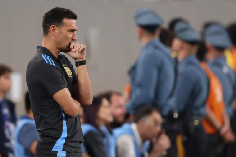 El entrenador argentino Lionel Scaloni en la Copa América 2024. EFE/EPA/JUSTIN LANE