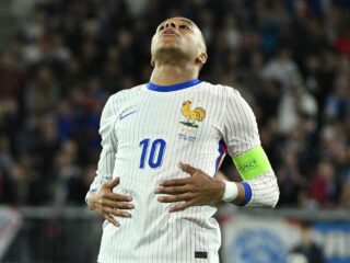 Kylian Mbappé, delantero de la selección francesa. EFE/EPA/Caroline Blumberg/Archivo