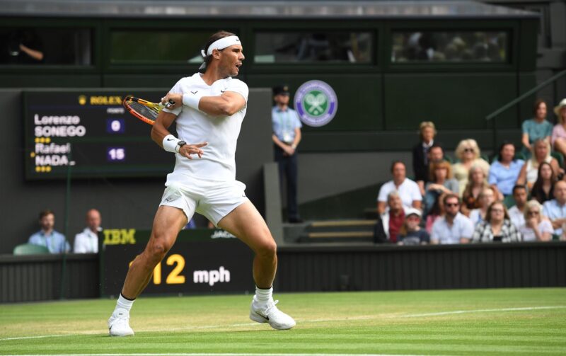 Imagen de archivo de Rafa Nadal en el torneo de Wimbledon EFE/EPA/ANDY RAIN EDITORIAL USE ONLY[EDITORIAL USE ONLY]