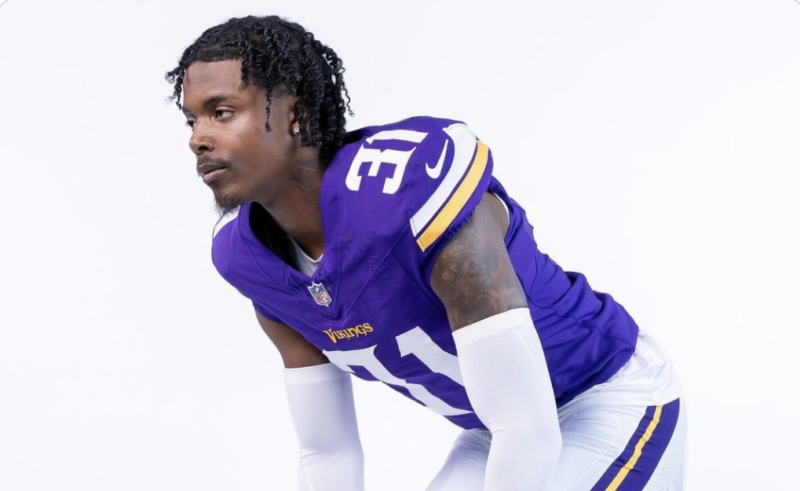 Khyree Jackson (via x: @Vikings).