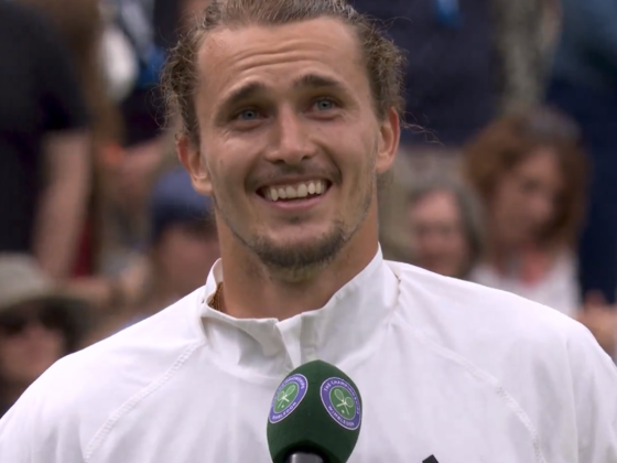 Alexander Zverev le pidió a Pep Guardiola que lo entrene en Wimbledon Alexander Zverev (via x @wimbledon).