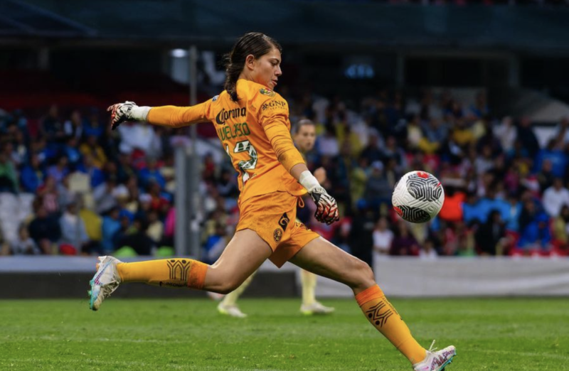 Itzel Velasco - Améria Femenil (via IG: @itzel velasco)