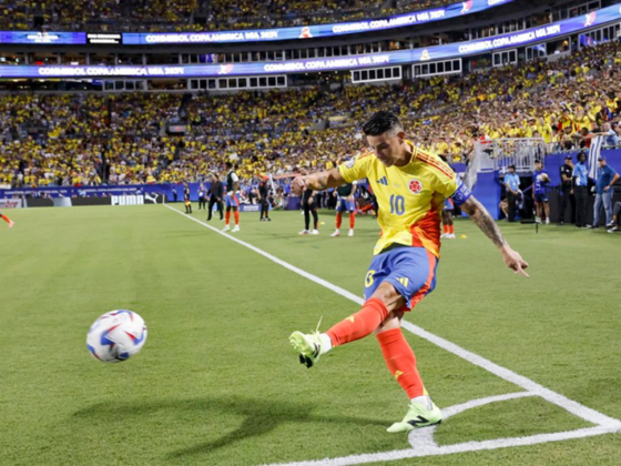 Sin James y con Messi, el equipo de las Semifinales de la Copa América James Rodríguez de Colombia durante la Copa América 2024 . EFE/EPA/ERIK S. MENOR