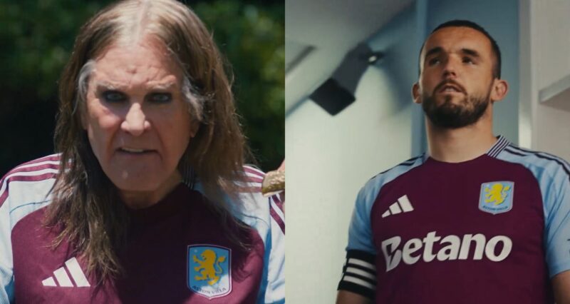 Black Sabbath y 'Dibu' Martínez presentan la camiseta del Aston Villa Black Sabbath y 'Dibu' Martínez presentan la camiseta del Aston Villa