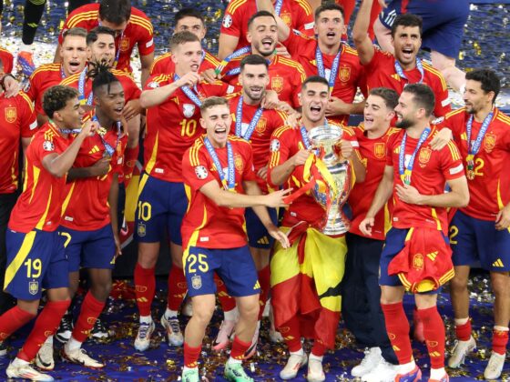 Las celebraciones de los goles de 'La Roja' causaron sismos en España España celebra la Eurocopa 2024. EFE/EPA/GEORGI LICOVSKI