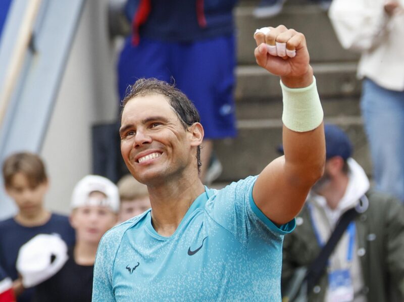 El tenista español Rafael Nadal en su partido de primera ronda en Bastad (Suecia). EFE/EPA/Adam Ihse
