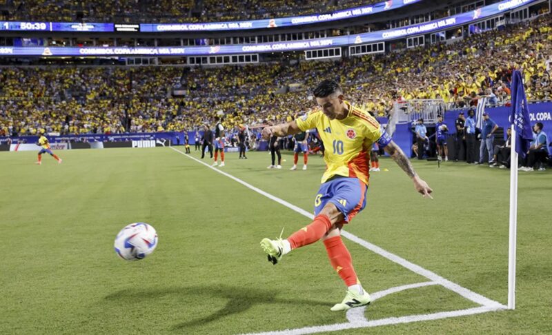 Copa America: From Colombian joy to Charlotte brawl James Rodríguez de Colombia durante la Copa América 2024 . EFE/EPA/ERIK S. MENOR