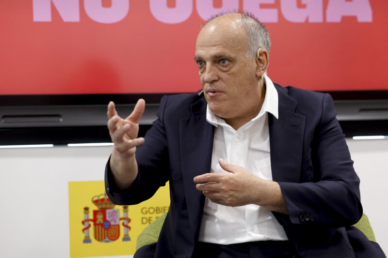 Javier Tebas se lanza contra el Real Madrid "Les falta elegancia" Imagen de archivo del presidente de LALIGA, Javier Teba. EFE/ Chema Moya