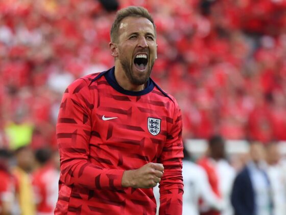 Harry Kane: "Queda un partido más para hacer historia" El internacional inglés Harry Kane durante un partido de la Eurocopa de fútbol de Alemania 2024. EFE/EPA/GEORGI LICOVSKI