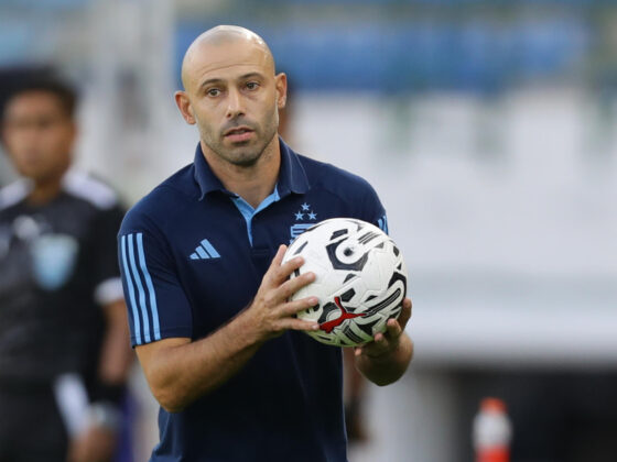 La llegada de Mascherano al Inter Miami, ¿cómo vivió su primer día? El seleccionador de Argentina Javier Mascherano en foto de archivo de Rayner Peña R. EFE