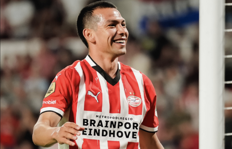 Hírving Lozano. (via x: @PSV)