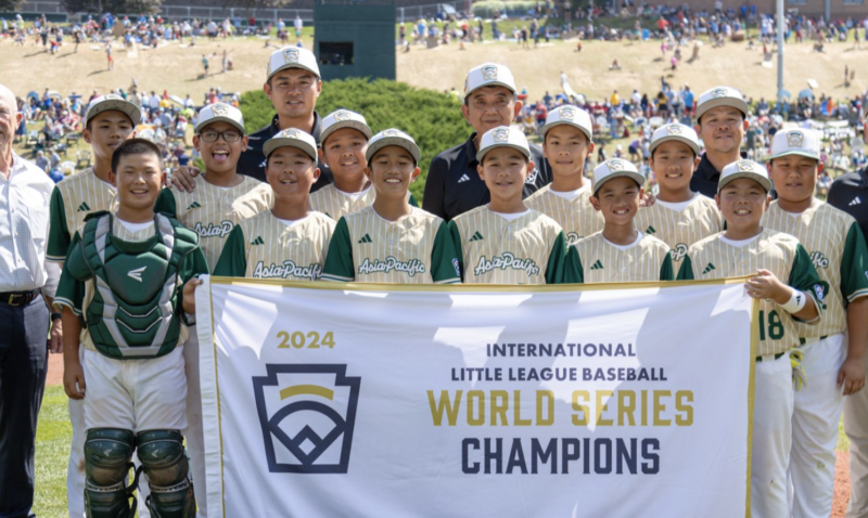 China Taipéi campeón de la Serie Mundial de Pequeñas Ligas. (via x: @LittleLeague)