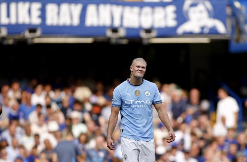 Erling Haaland anota su gol numero 100