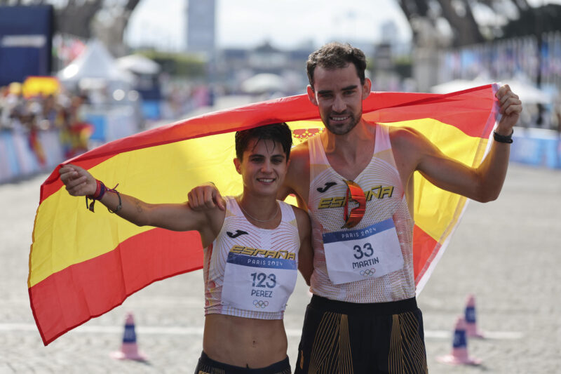 Álvaro Martín y María Pérez se proclamaron campeones olímpicos
