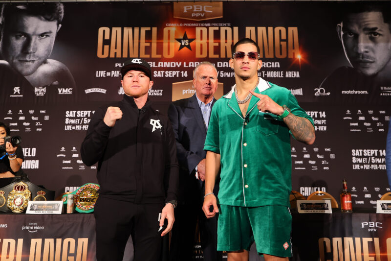 09/14/2024 Canelo vs Berlanga / MGM GRAND/LAS VEGAS/NV. PRESSER Ryan Hafey. (Foto cedida por Premier Boxing Champions)