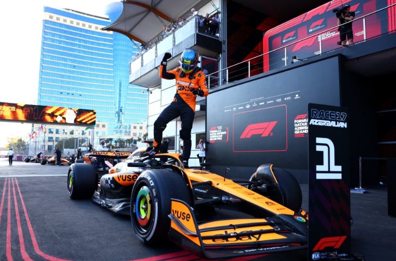 Oscar Piastri gana el GP de Azerbaiyán