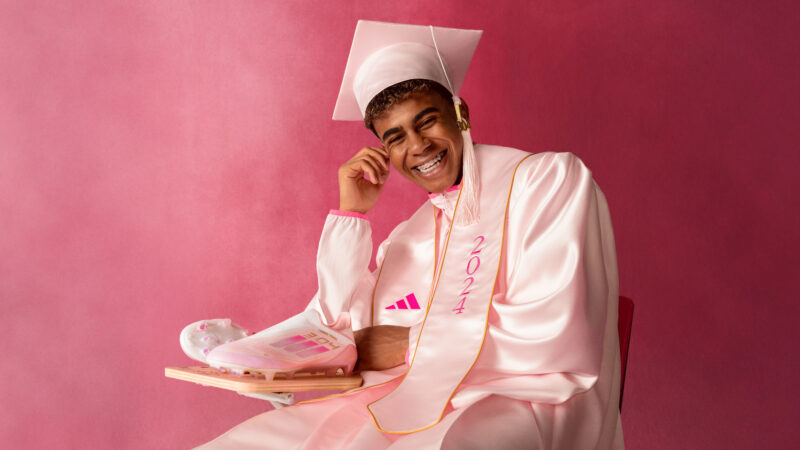 LAMINE YAMAL EN LA SESIÓN DE FOTOS DE LAS F50 ‘LY304’. ADIDAS.