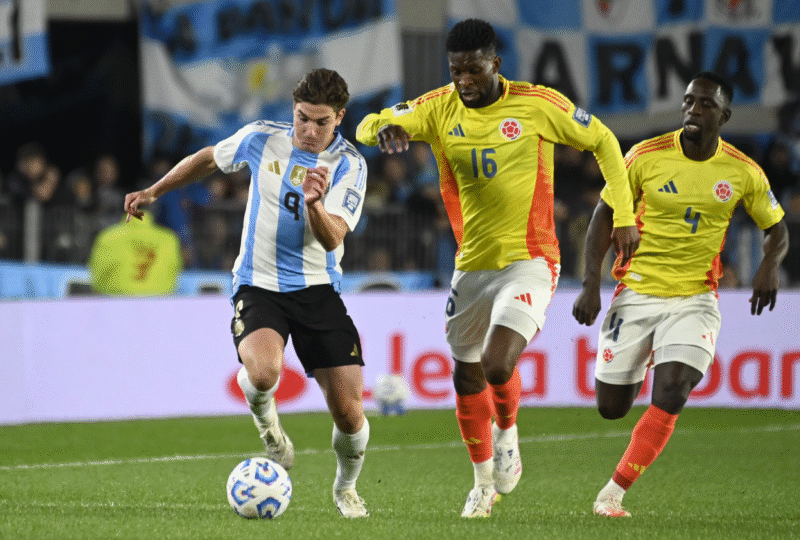 Selección de Argentina ante la Selección de Colombia. / X: @Argentina