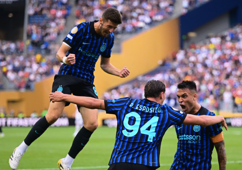Inter celebrando su victoria ante River Plate en el Mundial de Clubes. / X: @Inter