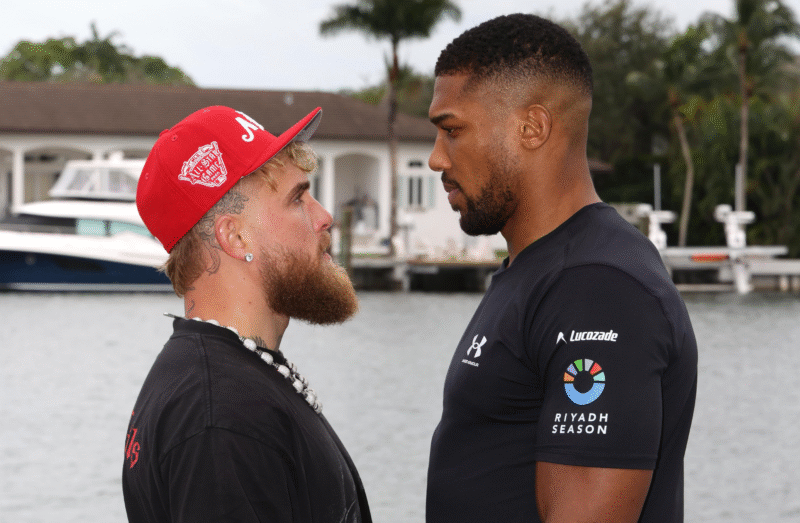 Jake Paul vs. Anthony Joshua. / X: @netflix