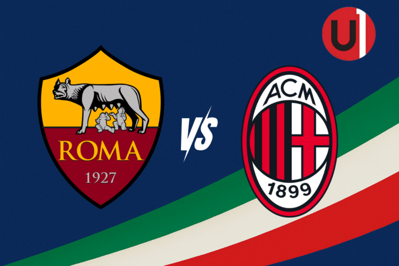 Serie A: Roma vs. AC Milan. 26/01/2026. Unanimo Deportes.